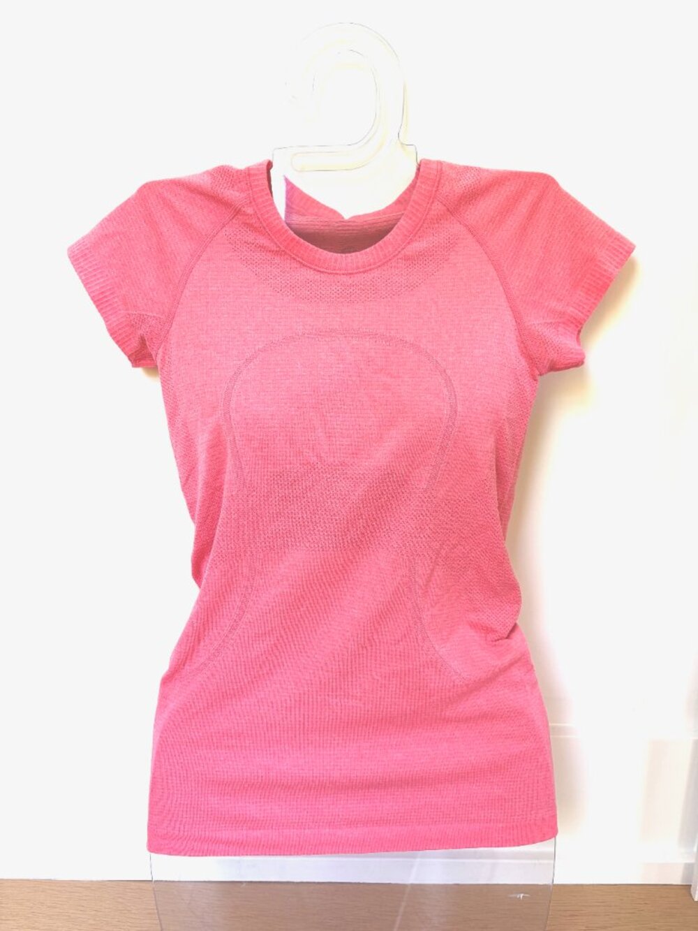 Lululemon Run Swiftly Tech SS Heathered Pink Lemonade Size 4